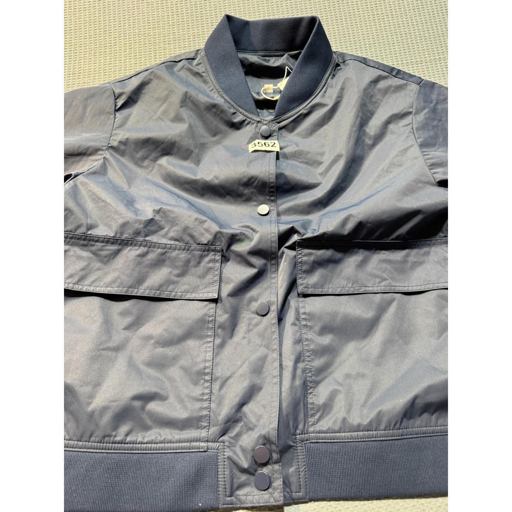 Jawmeu Bomber Jacket Womens S Navy Blue